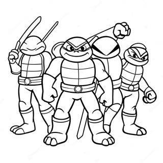 Uspon Tmnt Бојанке