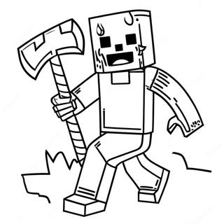 Bojanka Minecraft Zombie Sa Pikselem 133264-65597