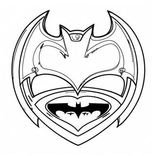 Batman Logo Бојанке