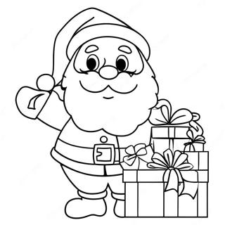 Bojanka Sa Veseelim Deda Mrazom I Poklonima 133957-66127