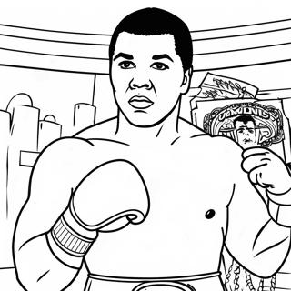 Muhamed Ali Sa Sampionskim Pojasom Bojanka 134830-66813