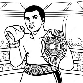 Muhamed Ali Sa Sampionskim Pojasom Bojanka 134830-66816