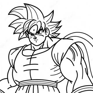 Goku Super Saiyan 4 Бојанке