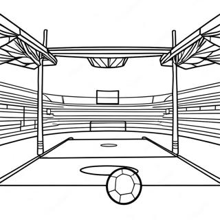 Bojanka Fudbalskog Terena Sa Golovima 135418-67275