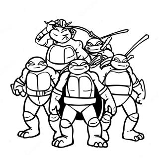 Tmnt 2012 Бојанке