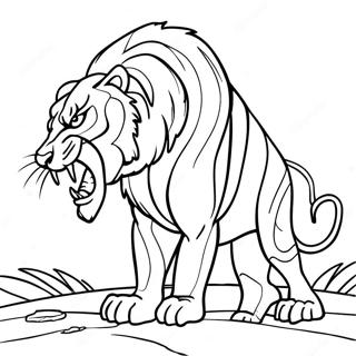 Snazni Sabljozubi Tigar Bojanka 135622-67425