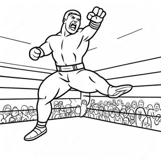 Wwe Rvac Skakanje Na Protivnika Bojanka 136437-68068