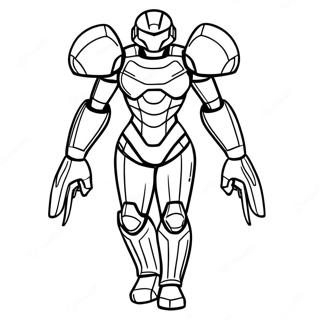 Samus Aran U Borbenom Odelu Bojanka Бојанке