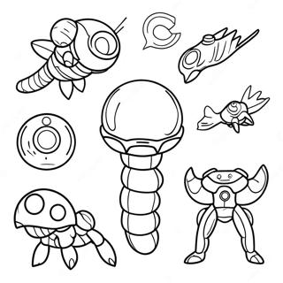 Metroid Stvorenja Bojanka Бојанке