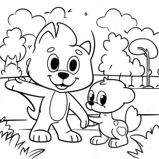 Bojanka Sa Bluey I Bingo Koji Se Igraju U Parku 1368-1995