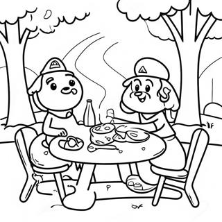 Bojanka Sa Bluey Porodicom Na Pikniku 1369 220