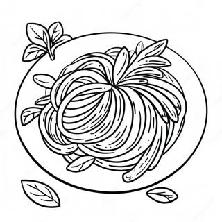 Spageti Sa Svezim Bosiljkom Bojanka 137030-68682