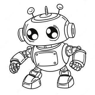 Slatki Robot Sa Vestackom Inteligencijom Bojanka 137363-68933