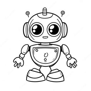 Slatki Robot Sa Vestackom Inteligencijom Bojanka 137363-68934