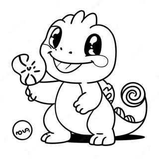 Razigrani Charmander Sa Slatkisima Bojanka 137544 69083