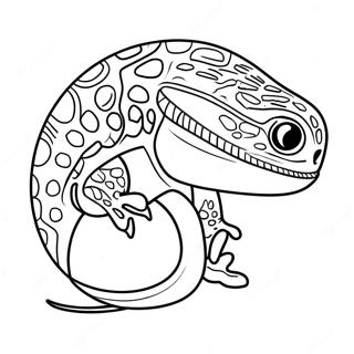 Realisticna Leopard Gecko Bojanka 138364 69718