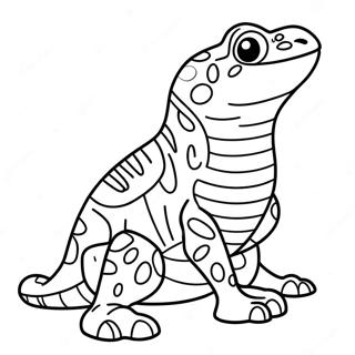 Realisticna Leopard Gecko Bojanka 138364 69719