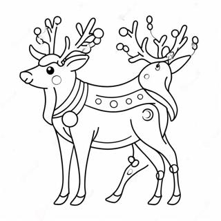 Festivni Irvas Sa Bozicnim Lampicama Bojanka 138543-69862