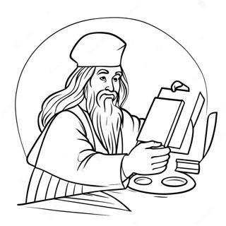 Bojanka Sa Paletom Slika Leonarda Da Vincija 139106 70307