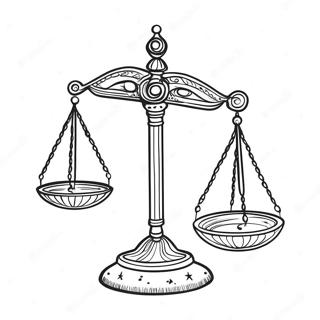 Umjetnicka Konstelacija Vage Stranica Za Bojanje 139337-70483