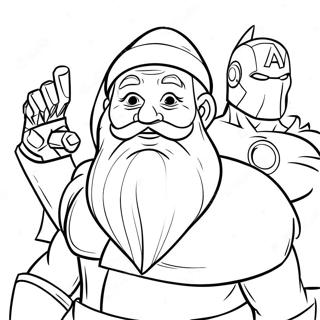 Deda Mraz Sa Avengers Bojanka 139462-70575