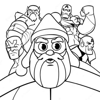 Deda Mraz Sa Avengers Bojanka 139462-70576