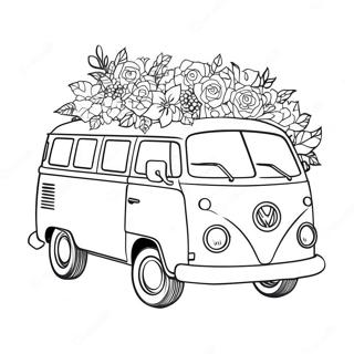 Vintage Kombi Sa Cvecem Bojanka 139566-70663