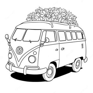 Vintage Kombi Sa Cvecem Bojanka 139566-70664