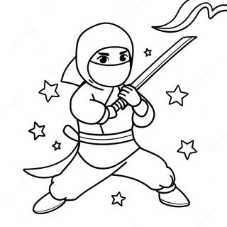 Ninja Sa Macem I Zvezdama Bojanka 14153-3093