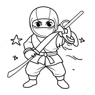 Ninja Sa Macem I Zvezdama Bojanka 14153-3096