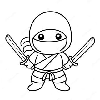 Slatki Crtani Ninja Bojanka 14154-3100