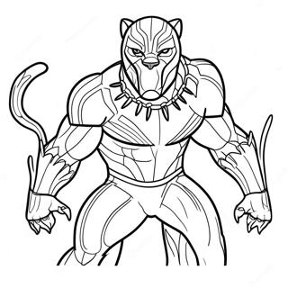 Crni Panter Kako Rezi Bojanka 14341-3134