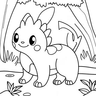 Legendarni Pokemon U Sumi Bojanka Бојанке
