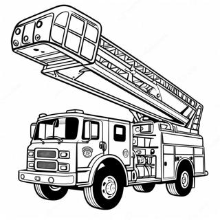 Vatrogasno Vozilo Sa Produzetkom Merdevina Bojanka 14990-3274