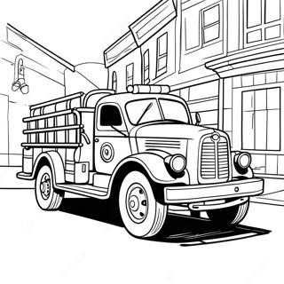 Vintage Vatrogasno Vozilo Bojanka 14992-3283