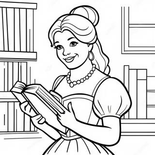 Bojanka Sa Kraljevskom Belle Sa Knjigama 1548-1275