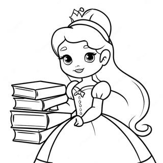 Bojanka Sa Kraljevskom Belle Sa Knjigama 1548-1276