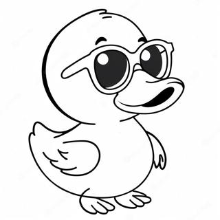 Smesni Patak Sa Naocarima Bojanka 17086 3731