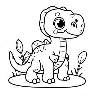 Slatki Mali Dinosaur Bojanka 17261-3775