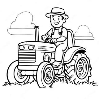 Karton Traktor Sa Srecnim Farmerom Bojanka 18162-3969