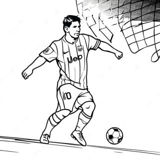 Lionel Messi U Akciji Bojanka 18719-4093