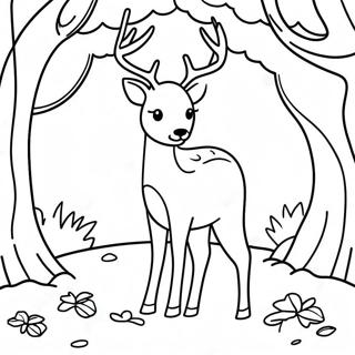 Realisticna Srna U Jesenjem Liscu Bojanka 18903-4137