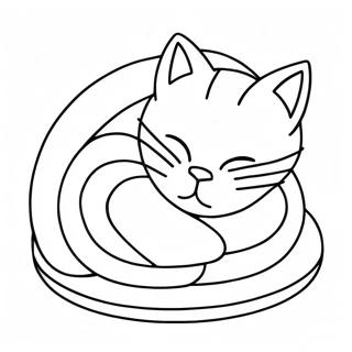 Umorna Macka Koja Spava Bojanka 2174-2793