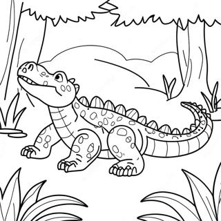 Realisticni Krokodil U Dzungli 21970-4795