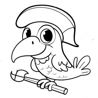 Mastoviti Piratski Papagaj Bojanka 22580-4938