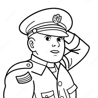 Herojski Vojnik Koji Saluira Bojanka 23794-5192