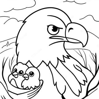 Beloglavi Orao Sa Mladuncima 24349-5307