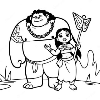 Moana I Maui Na Avanturi Bojanka 2451-1623