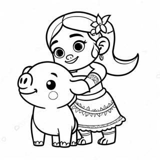 Moana I Pua Svinja Bojanka 2453-1689