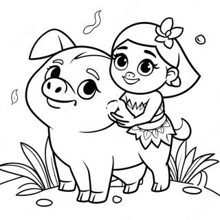 Moana I Pua Svinja Bojanka 2453-1692